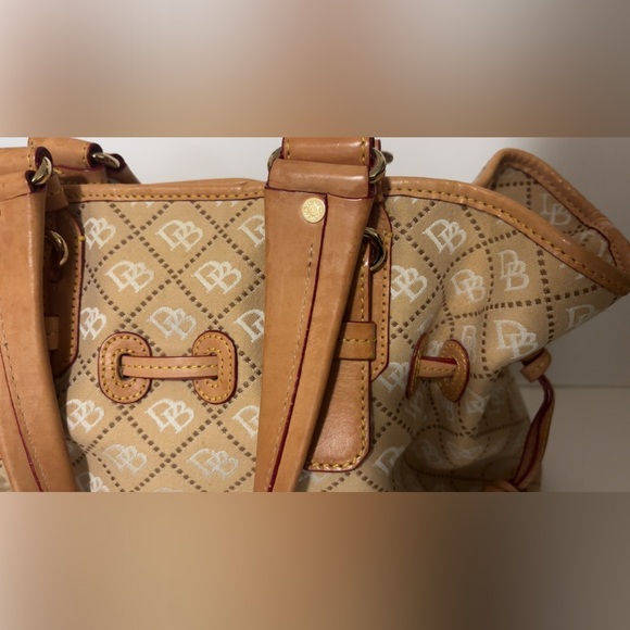 Dooney & Burke Patchwork Tote/Shoulder Bag - Picture 3 of 16